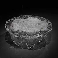 Meubles avec pierres de cristal, longue table à manger, autres objets artisanaux en cristal, socle, centre de table de mariage en cristal, projets de suites d'hôtel