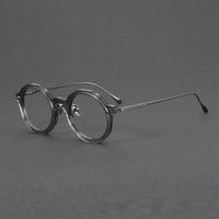 Monture de lunettes tendance en acétate de titane, monture intégrale de haute qualité pour adultes unisexe, vente chaude