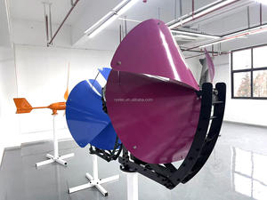 Ryelec Sistema de Energía Fuera de <span class=keywords><strong>la</strong></span> Red de 1000w para el Hogar, Turbina Eólica Híbrida de 1KW con Aspas de Fibra de Vidrio Adhesivas, Sistema de Carga de Batería de 12V 24V - Product Image 3