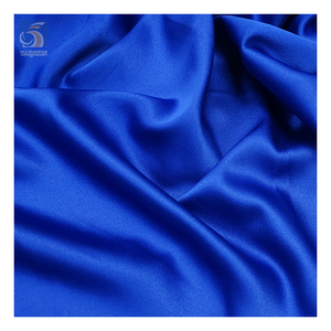 Çin Guangzhou saten kumaş üreticisi 85gsm Gem mavi işık Polyester donuk yüz saten kumaş 1 Yard - Product Image 4