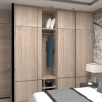 ORON DECO Autocollants de papier peint à peler sur les carreaux Panneaux muraux Intérieur de la chambre à coucher Décoration en bois naturel Papier peint Autocollant mural