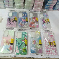 Funda de teléfono de dibujos animados de mariposa Ins para iPhone 16pro Max samsung galaxy a05 pintura 3D fundas traseras móviles todos los modelos