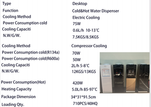 Distributeur d'eau intelligent YISO avec compresseur pour refroidissement, eau chaude et froide, double température, vertical, pour bureau/maison - Product Image 4