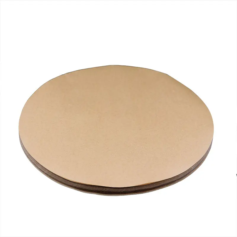 Wholesale custom biodegradable Log color silicone oil paper round baking paper high temperature non-stick paper