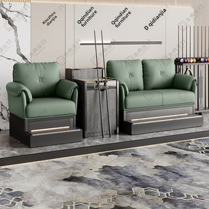 Canapé de <span class=keywords><strong>billard</strong></span> en cuir véritable de style chinois <span class=keywords><strong>pour</strong></span> salle de <span class=keywords><strong>billard</strong></span>, compétition, visionnage professionnel, usage de loisirs, durable - Product Image 5