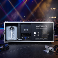 Machine à fumée MOKE 2000W avec écran tactile, télécommande DMX sans fil, réservoir de 2,5 L, flight case, idéale pour les grands scènes, concerts, mariages et événements en direct