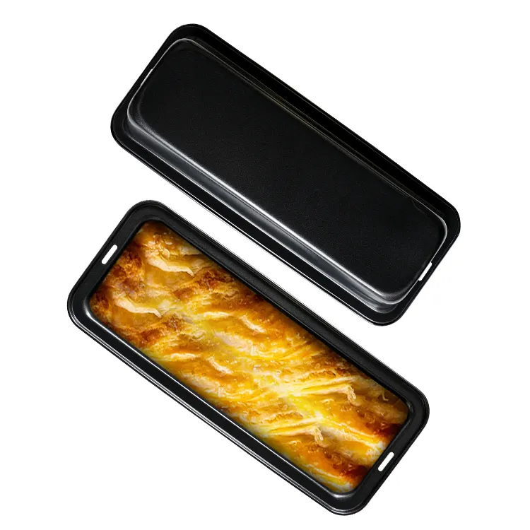 Non stick rectangular toast pan baking cheese bread toast plate cake baking tool
