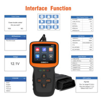Lector de Códigos OBD2 con Pantalla a Color Starcharm, Herramienta de Diagnóstico Compatible con 9 Protocolos OBD II/EOBD, Ajuste Universal, 8 Idiomas, Excelente