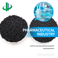 Charbon actif en colonne de haute qualité 4 mm pour systèmes de filtration