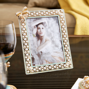 Roro OEM ODM hiện đại sang trọng trang trí men màu xanh màu loạt Khung Ảnh Album ảnh khung ảnh funia khung ảnh - Product Image 1