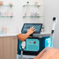 Appareil d'épilation portable à diode laser médical CE Ice Platinum Triple Wave 755 808 1064 nm Allemagne pour usage domestique et commercial