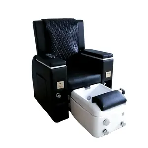 חדש יוקרה מודרני רגל עיסוי כיסא רגל עיסוי כיסא עם לגלוש עיסוי צבעוני אור נייל סלון ספה