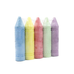 Vente chaude <span class=keywords><strong>craie</strong></span> de tableau noir Jumbo pour enfants trottoir coloré aiguisé sans poussière pour l'écriture - Product Image 3