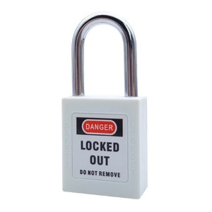 Candado de Seguridad Confiable de 38 mm, Candado LOTO con Grillete de Acero, Cilindro de Latón, Anti-robo, Anti-perforación, Seguro - Product Image 6