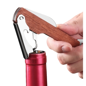 HXY Fashion Vente Chaude <span class=keywords><strong>Tire</strong></span>-<span class=keywords><strong>bouchon</strong></span> Robuste à <span class=keywords><strong>Lame</strong></span> et Manche en Bois de Haute Qualité, Personnalisable avec Logo, pour Mariages et Fêtes - Product Image 4