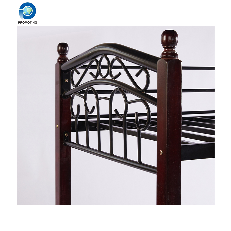 Factory Wholesale Modern Home Furniture Military Metal Double Bunk Bed for Adults