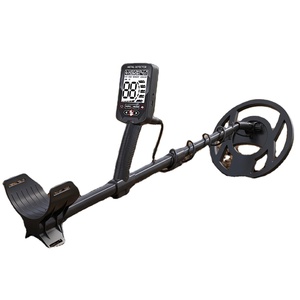 Détecteur de métaux avec bobine de recherche de 25 cm en plastique noir pour adultes, équipement de chasse au trésor - Product Image 1