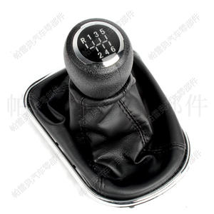 Pomo de Palanca de Cambios de Cuero para Chevrolet Cruze 2008-2015, Diseño Ergonómico de 6 Velocidades para Transmisión Manual - Product Image 4