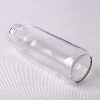 Bouteille de jus de fruits réutilisable pour enfants 300ml 420ml 500ml bouteille en verre de sport boisson bouteille d'eau avec couvercle en acier inoxydable
