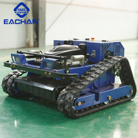 Cortadora de Césped con Orugas de Goma de Operación Sencilla, con Certificación CE y EPA, para Trabajos en el Jardín, con Control Remoto, para Campos de Golf, Robot Cortacésped Automático