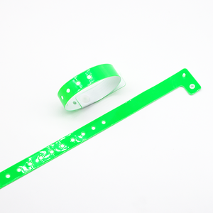 <span class=keywords><strong>RFID</strong></span> 맞춤형 방수 비닐 ID 팔찌 고품질 맞춤형 부드러운 일회용 PVC 플라스틱 비닐 손목밴드 이벤트용 - Product Image 2