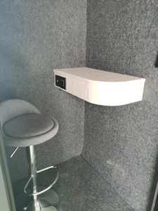 Caja de reuniones acústica con reducción de ruido, para oficina, cobertizo, teléfono privado - Product Image 5