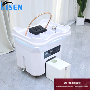ระบบอ่างสระผมแบบสองถัง Kisen Hot พร้อมเครื่องอบไอน้ำแบบไม่ใช้ท่อ  จัดส่งรวดเร็ว - Product Image 6