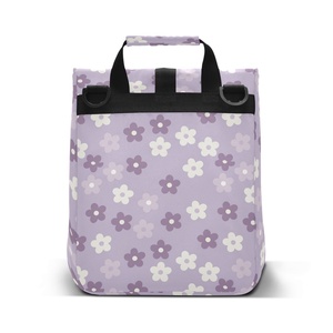 Sac à déjeuner isotherme pliable de haute qualité en cuir PU pour femme, sac à bandoulière réutilisable pour transporter les aliments - Product Image 2