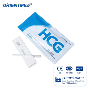 Kit <span class=keywords><strong>de</strong></span> <span class=keywords><strong>prueba</strong></span> <span class=keywords><strong>de</strong></span> <span class=keywords><strong>embarazo</strong></span> temprana HCG <span class=keywords><strong>Blue</strong></span> Cross Strip para uso doméstico, dispositivo rápido <span class=keywords><strong>de</strong></span> 4 mm con cassette y varilla <span class=keywords><strong>de</strong></span> conejo, venta al por mayor para mujeres - Product Image 1