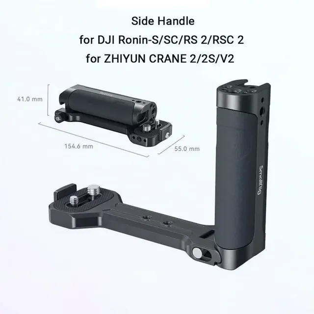 For Side Handle for Gimbals Built-in Flat Head Screwdriver Cold Shoe Mount for RS4 Mini/RS3/R3 Pro/RS3 Mini/RS4