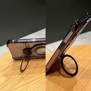 Custodia per Telefono in TPU Trasparente Elettroplaccata per 17 Pro Max/16/15/14/<span class=keywords><strong>13</strong></span>/12/11 con Supporto Magnetico Antiurto e Protezione <span class=keywords><strong>Fotocamera</strong></span> - Product Image 6