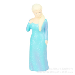 Muñeca Princesa Elsa de TPE, Juguete para Niñas de 5 a 7 Años, Juguete Antiestrés - Product Image 3