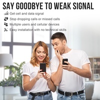 Répéteur gsm Lintratek 5 bandes 800 900 1800 2100 2600mhz 3g 4g agc kw20l mobile lte amplificateur de signal