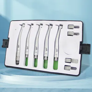 Dental Equipment Led Quick Coupling Handpiece Dental Turbine High Speed Handpiece Inner Spray Dental Handpiece kit set