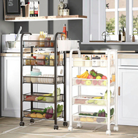 Étagère de rangement en métal à prix d'usine pour la maison et le bureau, organisateur pliable et chariot, porte-fichiers et chariot, organisation de rangement pratique