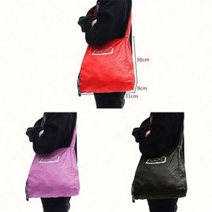 New Design Custom Eco Friendly Reusable Washable Roll up Polyester Foldable Shopping <b>Bag</b> - Product Image 3