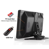 Enregistreur DVR de Voiture Full HD 1080P 4 Canaux Avec Écran Tactile de 10,36 Pouces, Caméra de Vision Nocturne Étanche, Enregistrement en Boucle pour Véhicules, Camions et VR