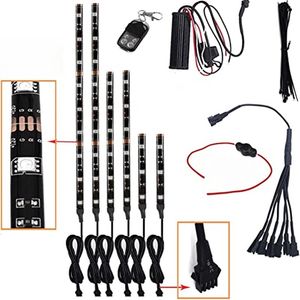 Luces para Auto, Luces para Moto, Tira de Luz Ambiental RGB de Uno a Seis, Tira de Luz LED para Ambiente de Auto - Product Image 2