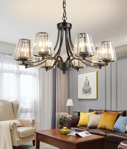 Lampadario Moderno in Cristallo, Lampade a Sospensione per Soggiorno, Camera da Letto, Cucina, Illuminazione Interna per Arredamento Casa - Product Image 1