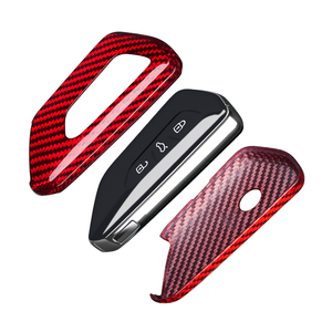 Étui pour <span class=keywords><strong>clé</strong></span> de voiture T-carbon pour <span class=keywords><strong>Volkswagen</strong></span> MK8 Golf 8 Tuang, coque de <span class=keywords><strong>clé</strong></span> en fibre de carbone, accessoire pour la <span class=keywords><strong>protection</strong></span> de la <span class=keywords><strong>clé</strong></span> de voiture - Product Image 3
