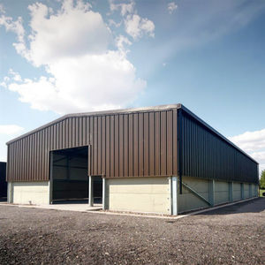 מבנה פלדה מפלדה מגולוונת, ערכות בניין מתכת חוזק גבוה עבור מחסן תעשייתי מחסן תעשייתי - Product Image 1