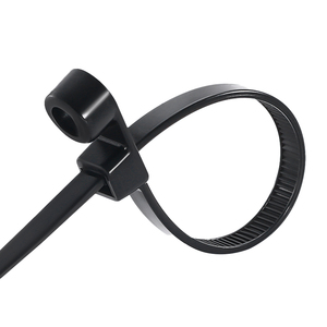 Dây buộc cáp bằng nylon, đầu vít nhựa, dây buộc nhựa có lỗ vít (100 chiếc) - Product Image 1