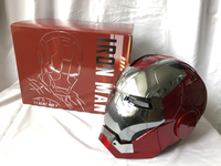Casco de Iron Man MK5, Nuevo Diseño, Control Remoto, Máscara de Plástico, Cambia de Cara, para Fiestas de Cumpleaños