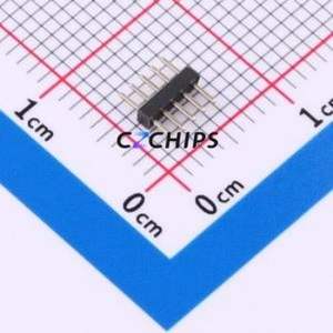 ZX-PZ1.0-1-5PZZ Pin Header Through hole Component (THT),P=1mm Connector 1x5P 1mm Pin Header Through Hole - Product Image 1