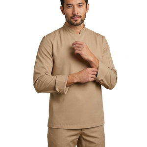 เสื้อกั๊กพนักงานเสิร์ฟ ผ้าฝ้าย 100% ระบายอากาศได้ดี สำหรับร้านอาหาร โรงแรม บาร์ พนักงาน รับผลิตตามแบบ (OEM) ขายส่งจากโรงงาน - Product Image 1