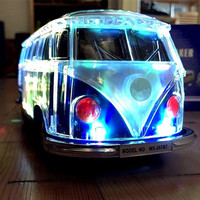 Speaker Nirkabel Model Bus Mobil WS-267BT dengan Lampu LED