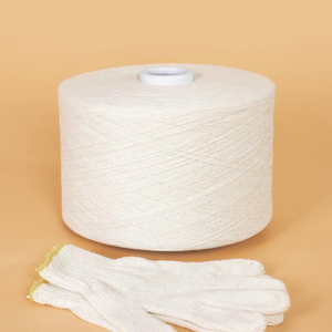 Fil à tricoter à extrémité ouverte T/C Ne 3/1-Ne 12s/1 pour gants de travail, mélange de coton régénéré et polyester - Product Image 4
