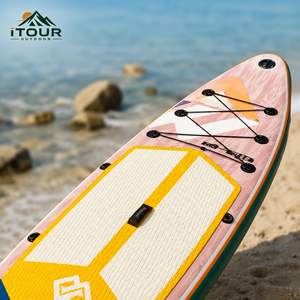 Planche de <span class=keywords><strong>paddle</strong></span> <span class=keywords><strong>gonflable</strong></span> en PVC d'usine OEM, planche de surf à pagaie légère et stable pour adultes, idéale pour le lac et la plage - Product Image 3