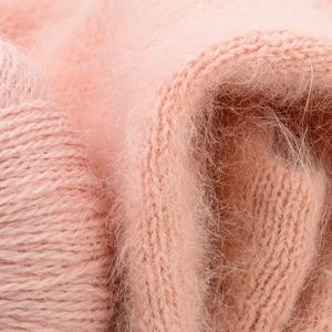 Muestra Gratuita de Hilo de Pelo de <span class=keywords><strong>Cabra</strong></span> <span class=keywords><strong>Angora</strong></span> Súper Suave 1/16NM 5/16NM 70% Pelo de Conejo <span class=keywords><strong>Angora</strong></span> Hilo de Mohair Mezclado para Tejer - Product Image 3