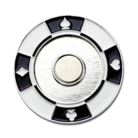 Vente en gros Offre Spéciale, 25mm, 40mm, marqueurs magnétiques de balle de golf en métal de haute qualité avec logo personnalisé